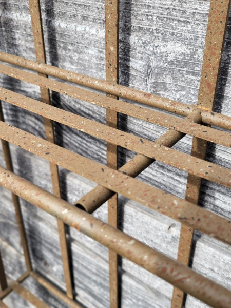 Edelrostoptik Wandregal, klappbar