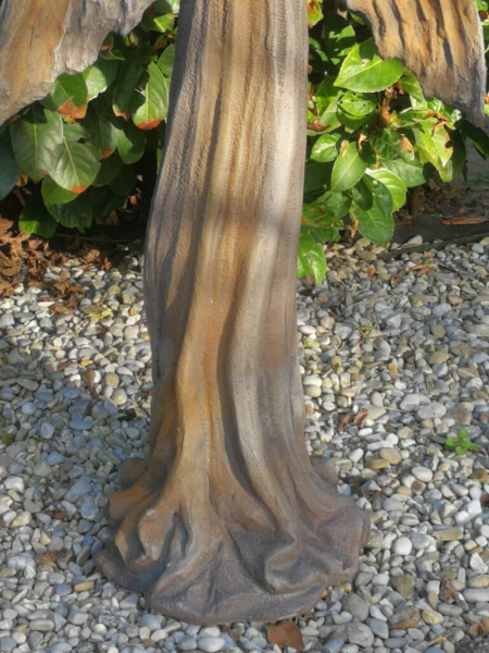 Relief Engel Hope Rosteffekt, Betonguss