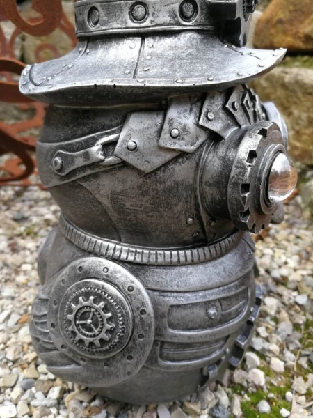 Steampunk Eule Phileas aus Polyresin