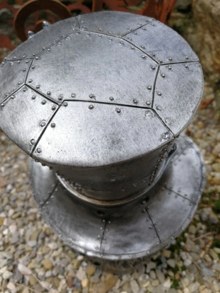 Steampunk Katzenkopf Fidelia aus Polyresin