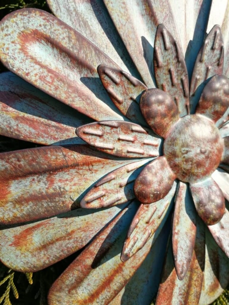 Vintage Blume Jens, antik-grün