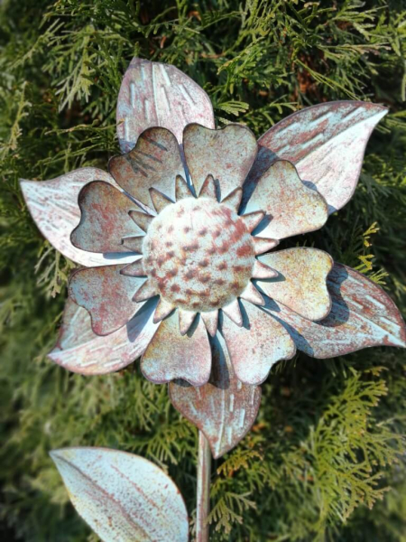 Vintage Blume Nils, antik-grün