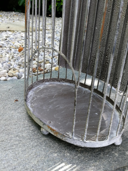 Dekoengel Elisabeth mit Schneeflockenstab, grau
