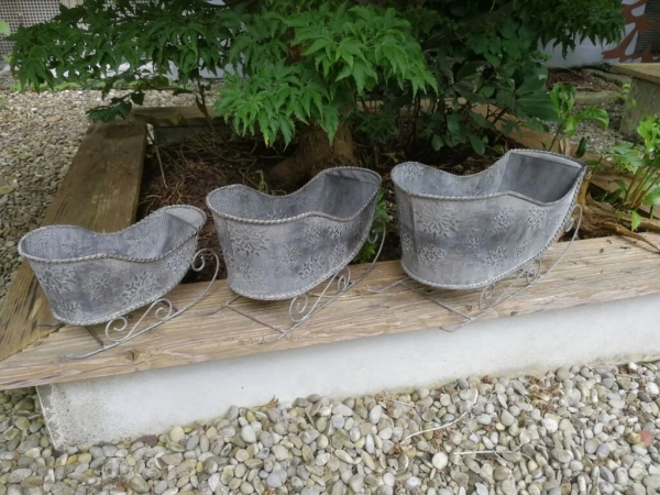 Shabby Chic Dekoschlitten