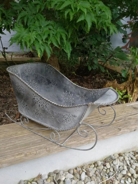 Shabby Chic Dekoschlitten