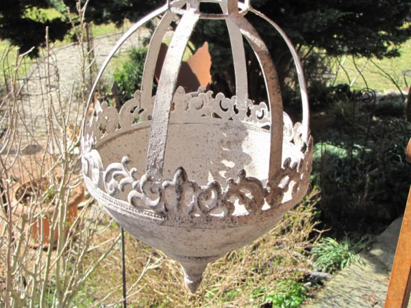 Shabby Chic Dekokugel zum Hängen