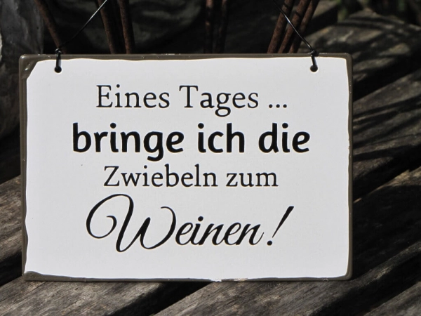 Shabby Chic Metallspruchschilder Kochen 2