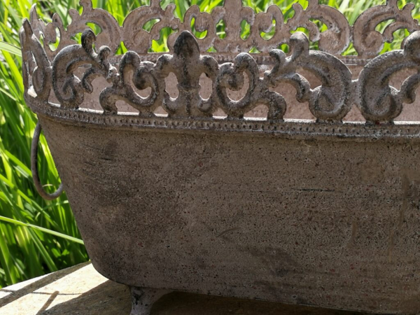 Shabby Chic Pflanzschale oval
