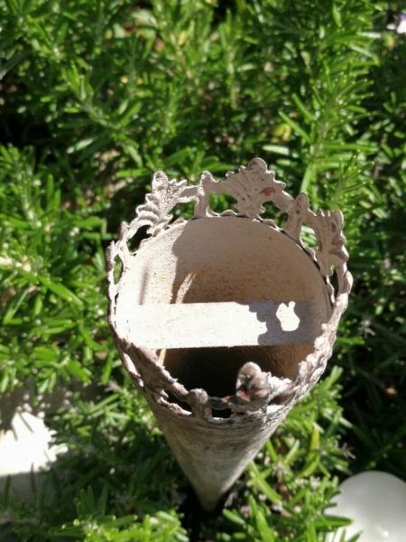 Shabby Chic Mini-Tüte für Teelicht