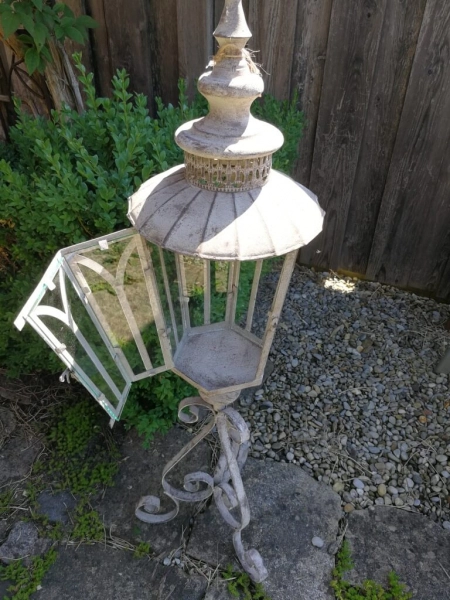 Shabby Chic Standlaterne, Art Ferro