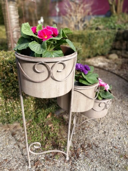 Shabby Chic Pflanztopf Udine, 3-teilig