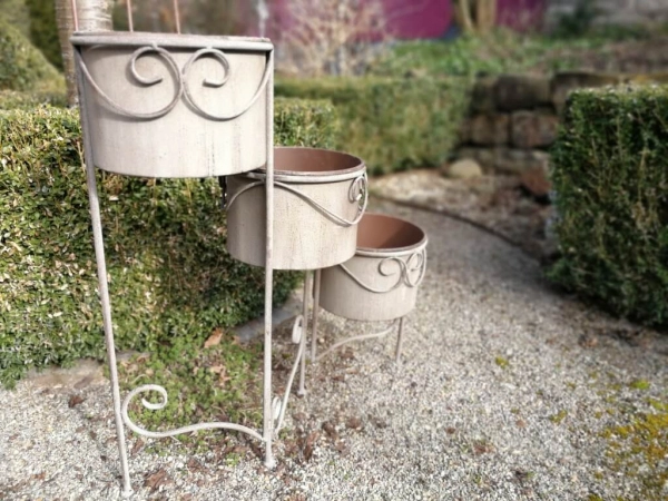 Shabby Chic Pflanztopf Udine, 3-teilig