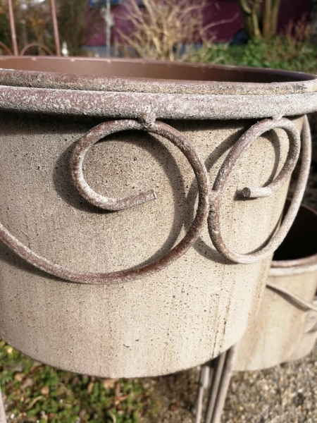 Shabby Chic Pflanztopf Udine, 3-teilig