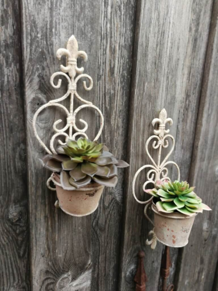 Shabby Chic Pflanztopf Stark, 2er-Set