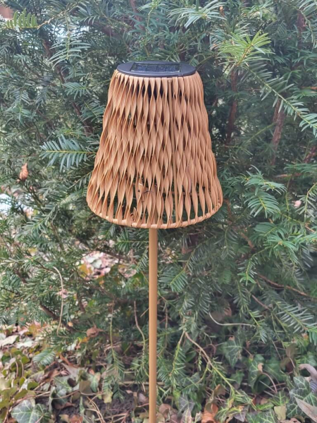 Boho Solar Gartenstecker Lampe Dagmar, Kegel
