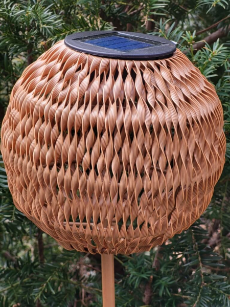 Boho Solar Gartenstecker Lampe Dagmar, Kugel