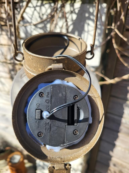 LED Solarlaterne zum Hängen