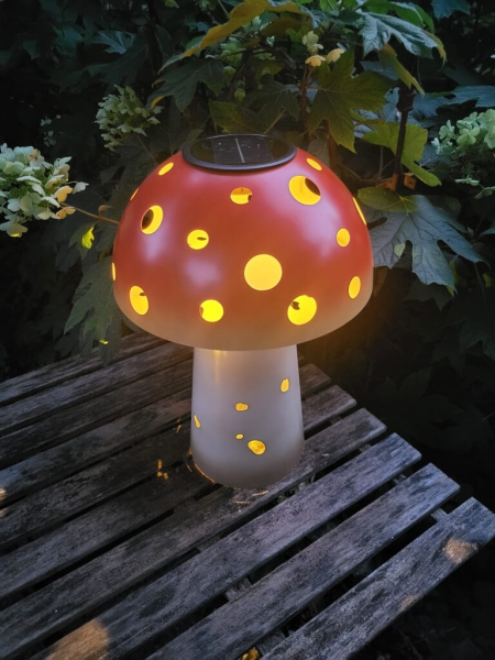 Solar Pilz, rot