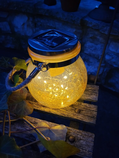 LED Glaswindlicht Solar Viggo