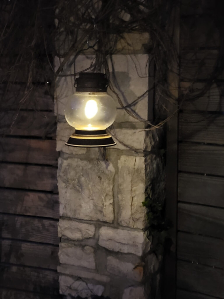 LED Solarlaterne zum Hängen