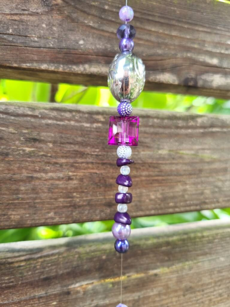 Sonnenfänger Baingani, violett, mit Kleiderbügel