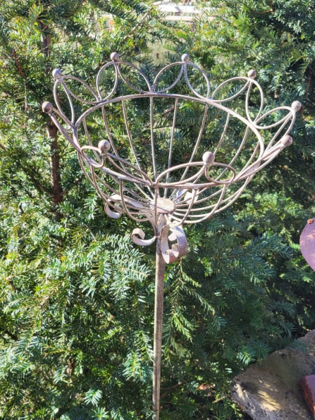 Vintage Steckkorb Sarah, grau-braun