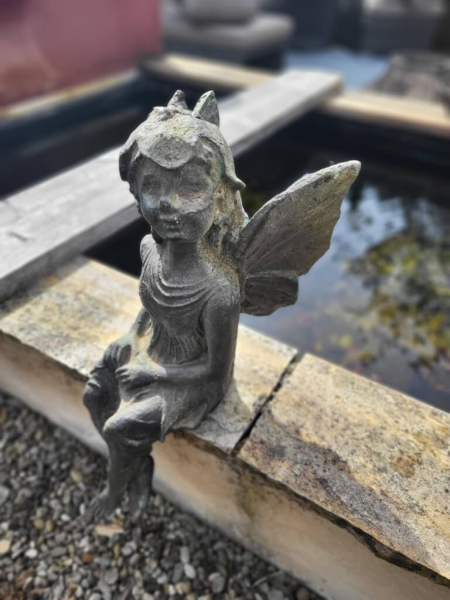 Gusseisen Kantenhocker Elfe