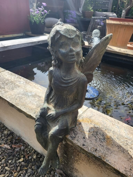 Gusseisen Kantenhocker Elfe