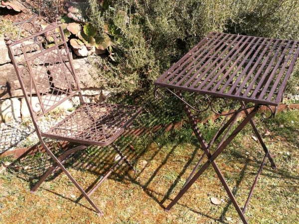 Klappstuhl Nicoletta aus Metall