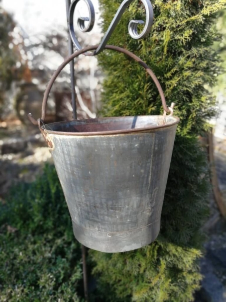 Pflanzeimer Zink, Vintage