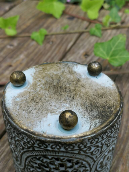 Shabby Chic Teelichthalter Sonne, zum Stellen