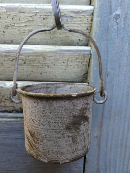 Shabby Chic Mini-Töpfchen, 3er-Set