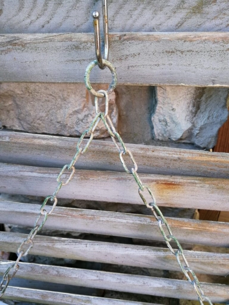 Metall Wandeimer zum Bepflanzen, grün