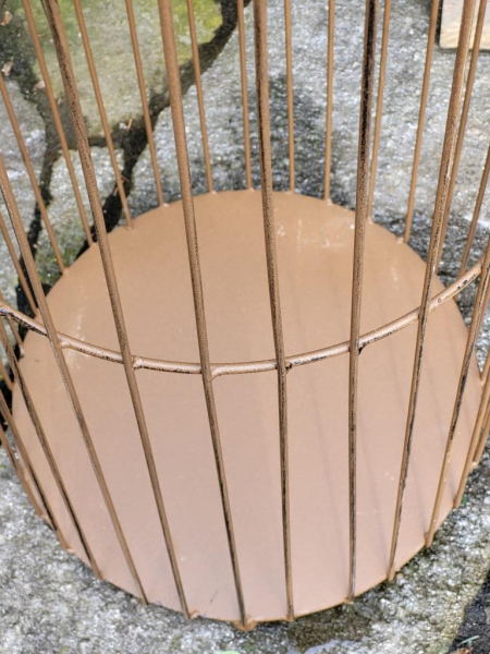 Vogelkäfig sehr groß, antikbraun