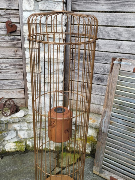 Vogelkäfig sehr groß, antikbraun