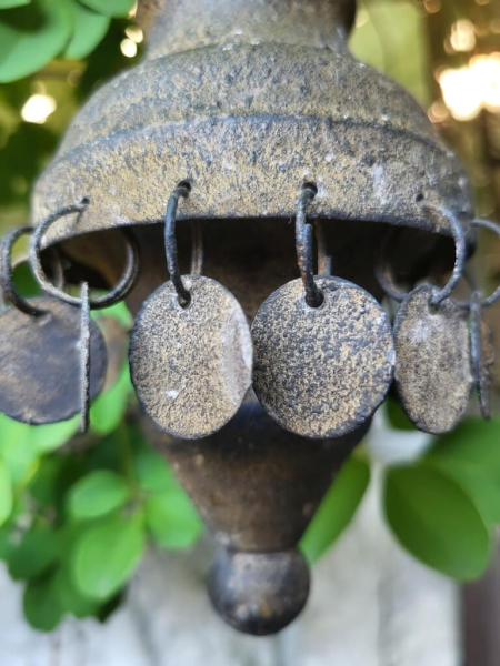 Rost Hänger Zapfen Abasin mit Plättchen