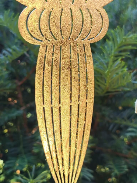 Weihnachtsornament Noah, gold
