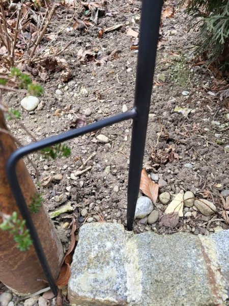 Metallwindrad doppelt, blau-grün