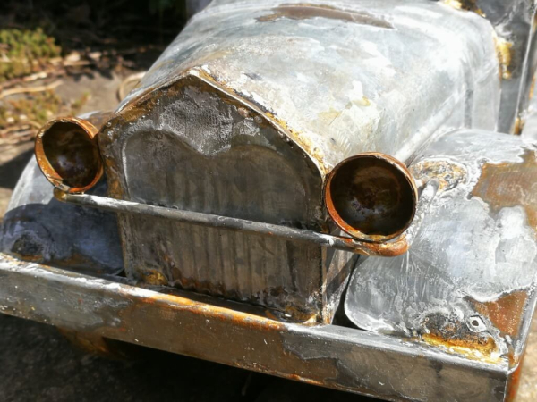 Zinktruck Austin zum Bepflanzen