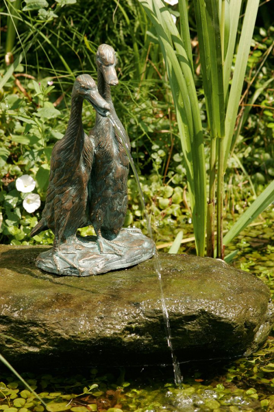 Gusseisen Ente Statue Enten Figur Skulptur Haus und Garten Dekor