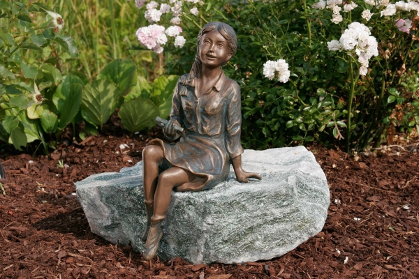 Bronzeskulptur Emily