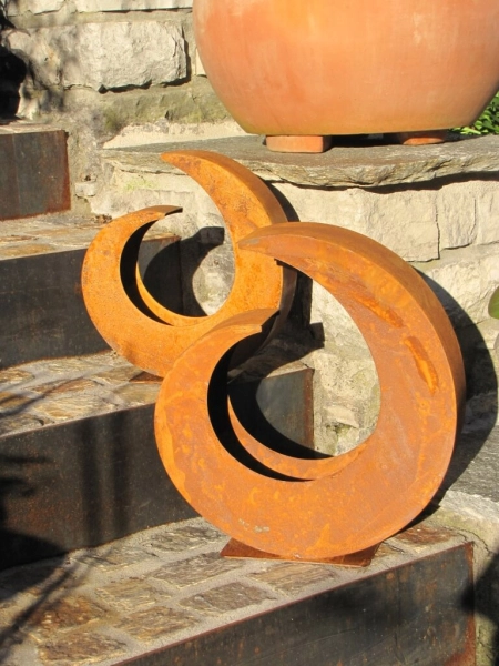 Edelrost Pflanzschale 32 cm - 75 cm