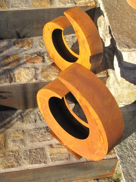 Edelrost Pflanzschale 32 cm - 75 cm