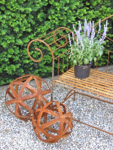 Edelrost Gartenbank Alvaro