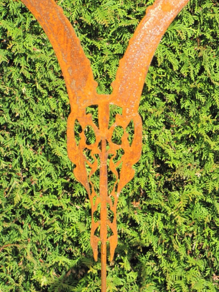 Edelrost Gartenstecker Capricorn