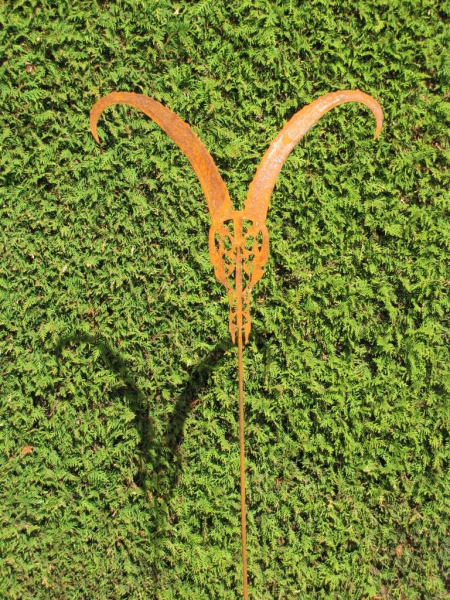 Edelrost Gartenstecker Capricorn