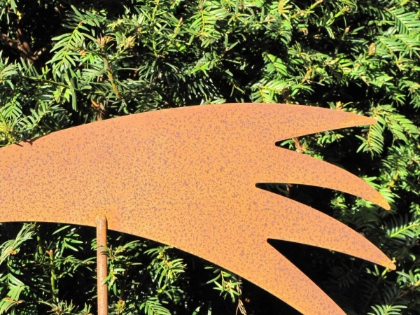 Edelrost Gartenstecker Komet