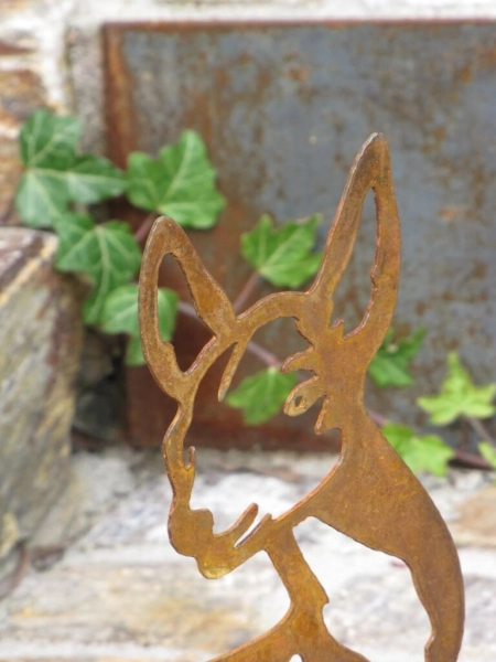 Edelrost Reh Silhouette 41 cm