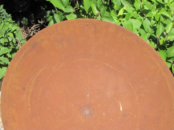 Edelrost Pflanzschale rund 60 cm
