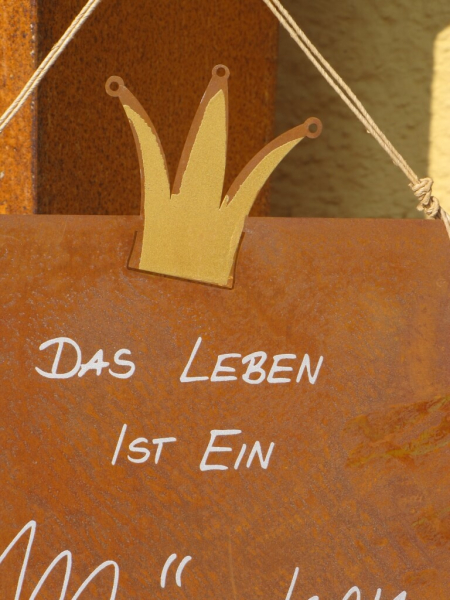 Edelrost Gedichttafel Märchen